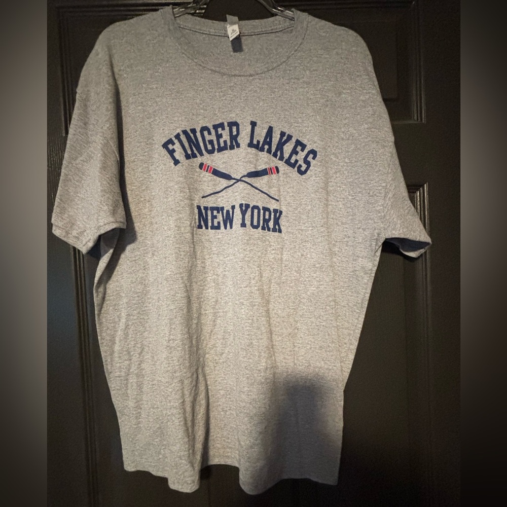 Gray Finger Lakes New York T-Shirt